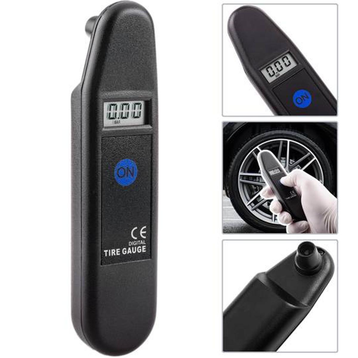 Tire Pressure Gauge with LED Light – Portable and Easy to Use