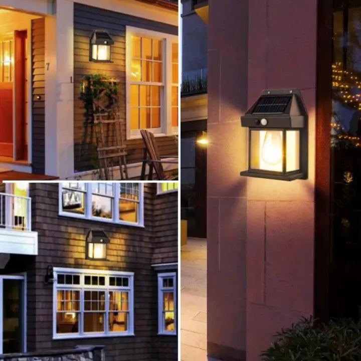 Eco-friendly solar wall lamp for patios - TechCarHome