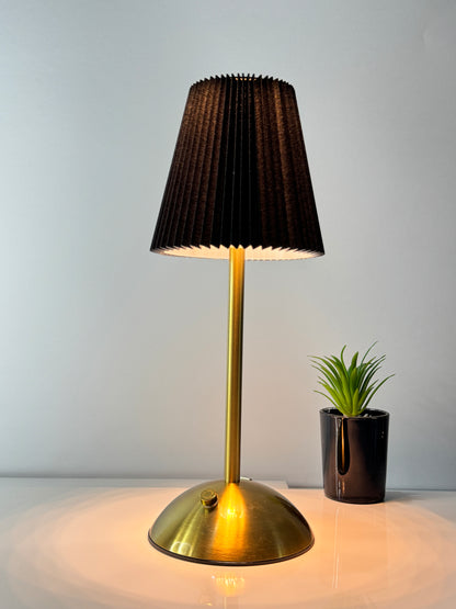 Elegant black crystal diamond nightstand lamp – warm, neutral, and white light options with touch control | TechCarHome.