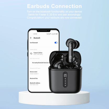 Faster E20 TWS earbuds with high-quality sound - TechCarHome