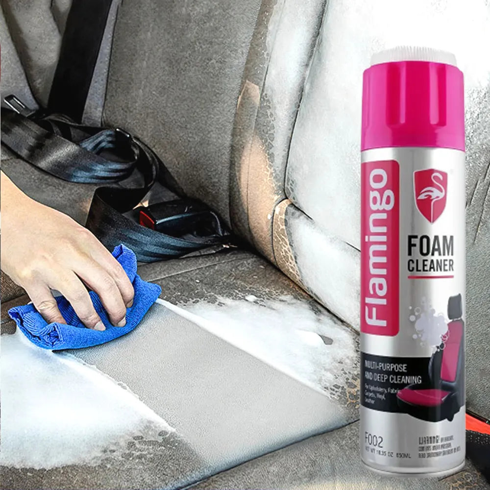 Flamingo Foam Cleaner – car and home upholstery cleaning spray from TechCarHome

