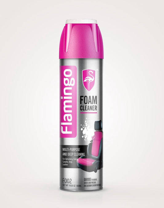 Flamingo Foam Cleaner spray can – multi-surface interior cleaner by TechCarHome

