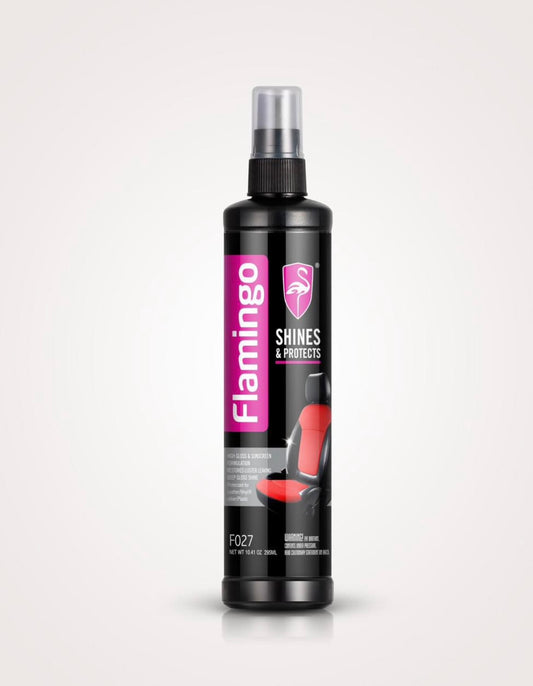 Flamingo Shines & Protects 290ml – high-gloss protectant spray for car surfaces by TechCarHome

