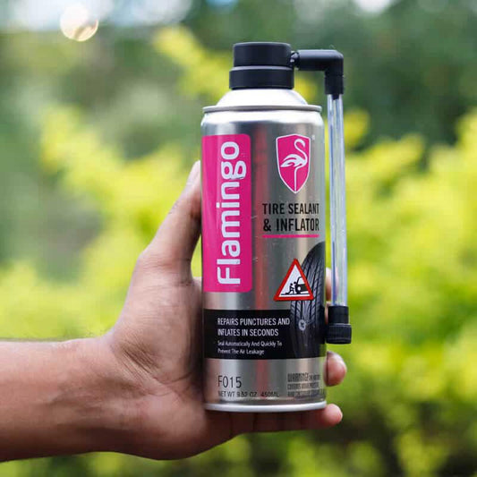 Flamingo Tire Sealant & Inflator – instant flat tire fix solution from TechCarHome