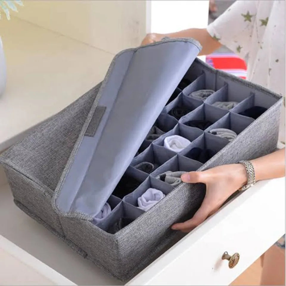 Garment organiser made from non-woven fabric, perfect for storing clothes and optimizing closet space from TechCarHome