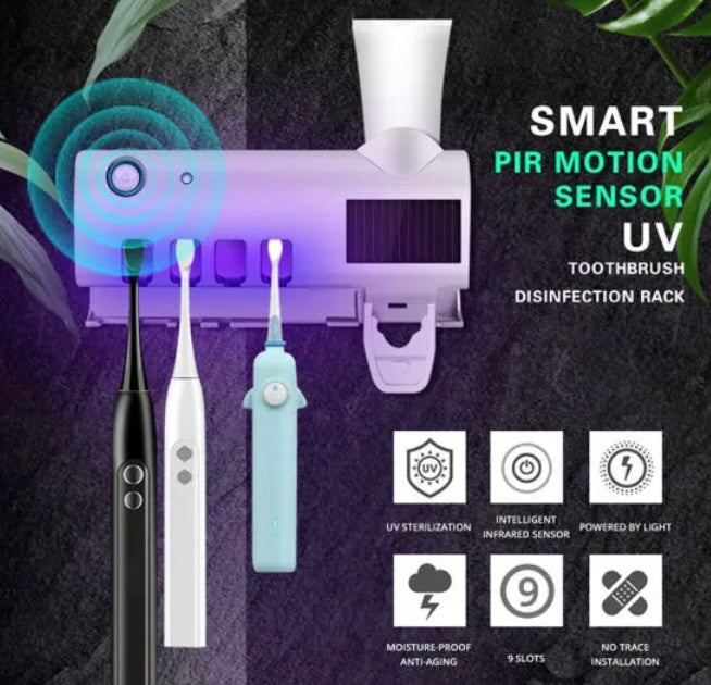 High-Efficiency UV Sterilizer for Toothbrushes - TechCarHome