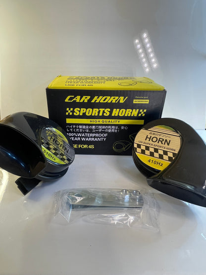 MARUKO Sports Snail Horn – Super Loud 510Hz 12V for Car & Motorcycle