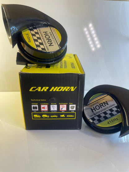 MARUKO Sports Snail Horn – Super Loud 510Hz 12V for Car & Motorcycle