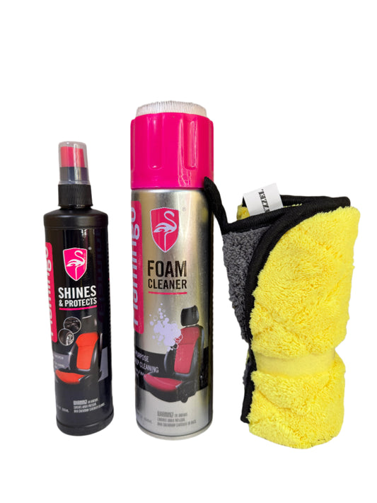 Waterless Clean &  Shine Combo