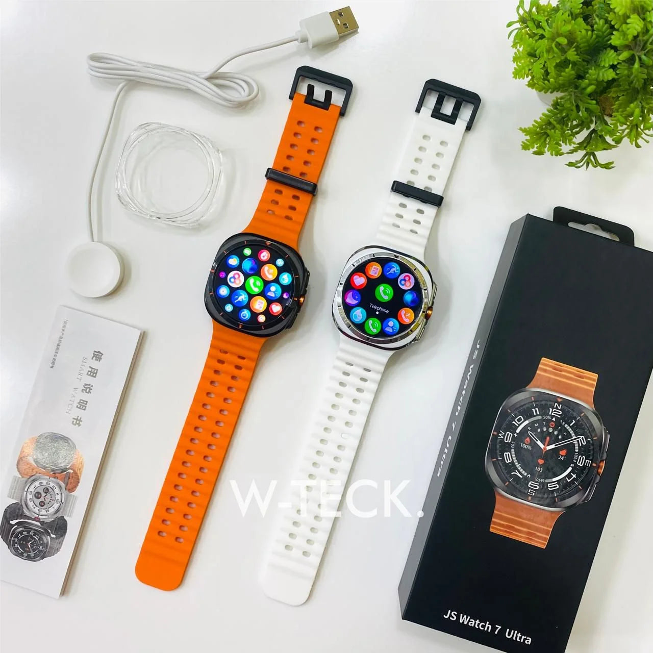 JS 7 Galaxy Smart Watch with Fitness Tracking Features