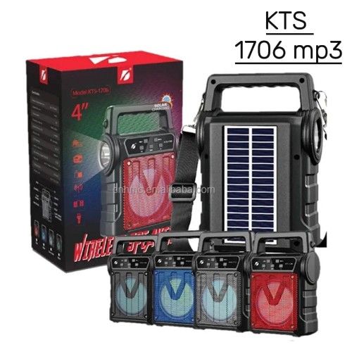 KTS 1706 MP3 Player with Solar Charging Feature