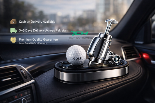 Solar Perfume Golf Edition – Luxury Dashboard Air Freshener
