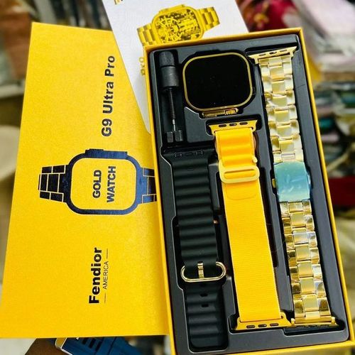 Luxury G9 Ultra Pro Smartwatch Golden Edition with Sport Modes