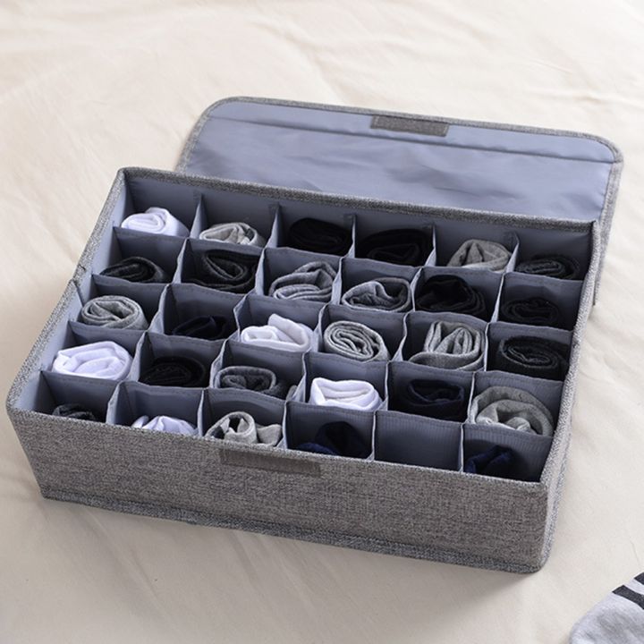Non-woven fabric garment organiser for neat closet storage, available at TechCarHome