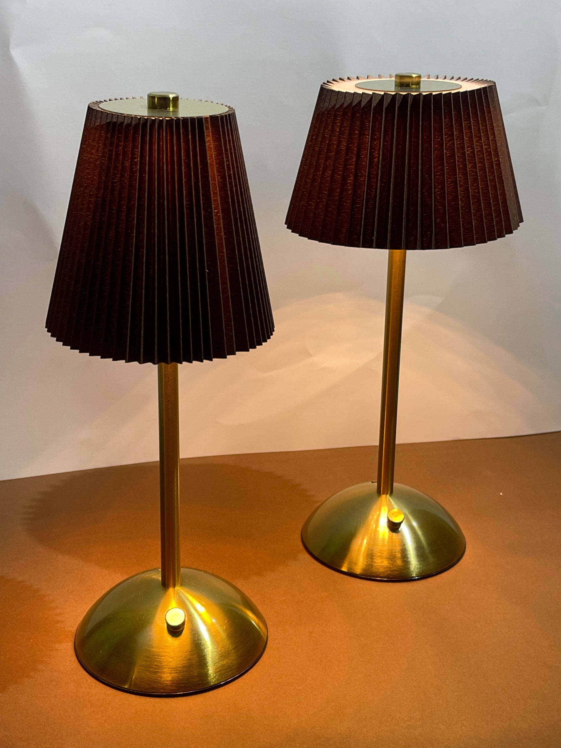 Premium decorative table lamp adding warmth to a stylish bedroom setting.