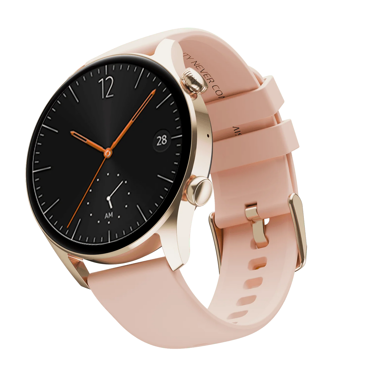 a picture RONIN R-08 Smart Watch in rose pink straps