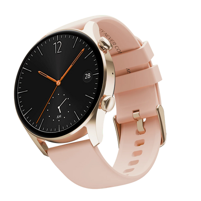 a picture RONIN R-08 Smart Watch in rose pink straps