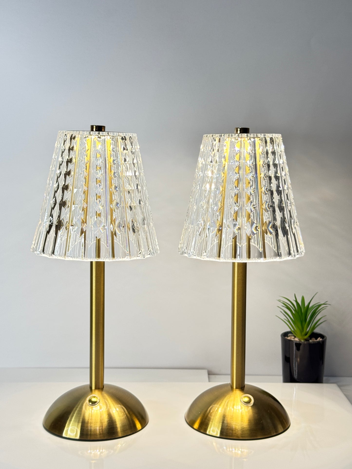 Romantic LED Table Lamp Set – Perfect for Bedrooms, Coffee Corners & Special Occasions | TechCarHome.