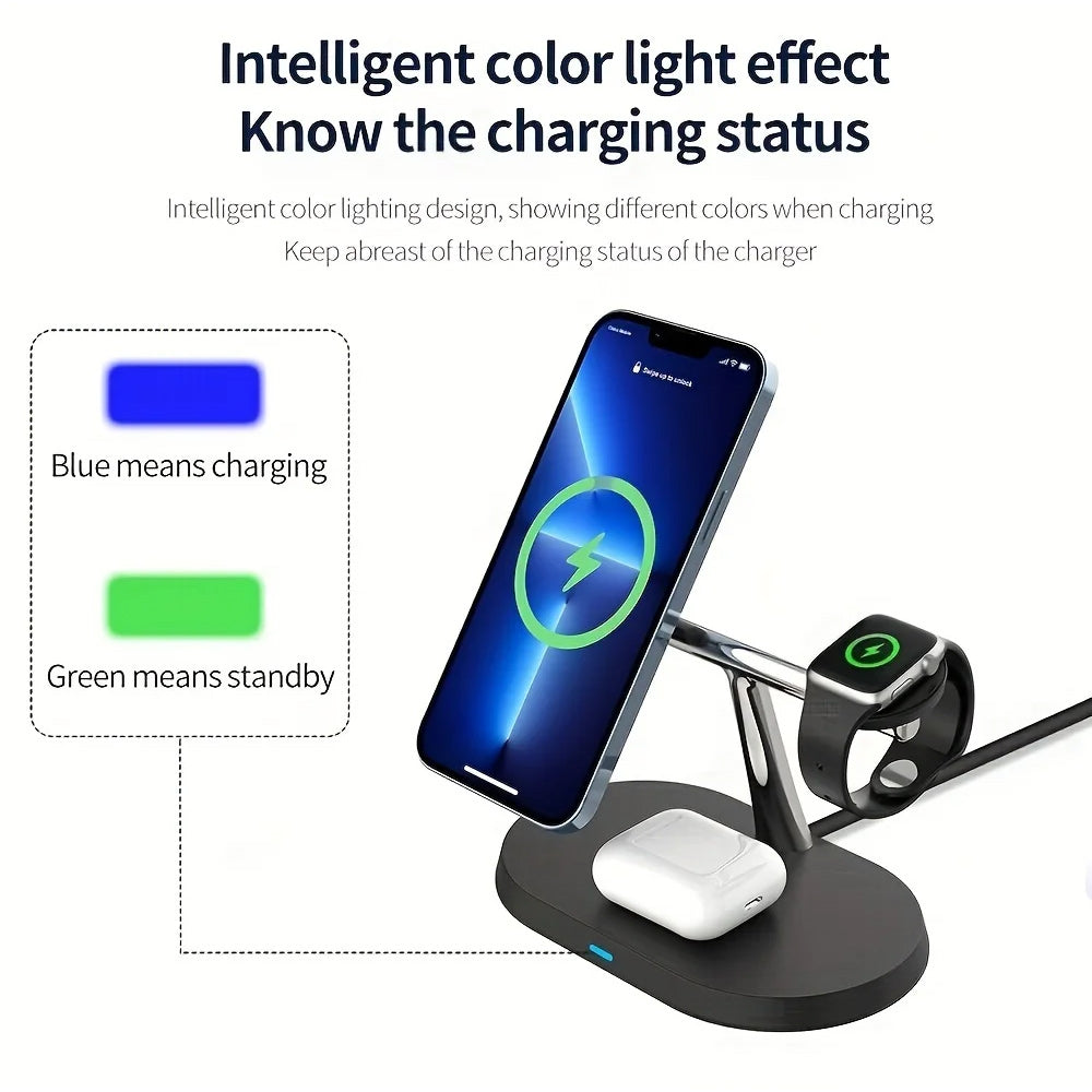 3-in-1 Magnetic Wireless Charger Stand - My Store