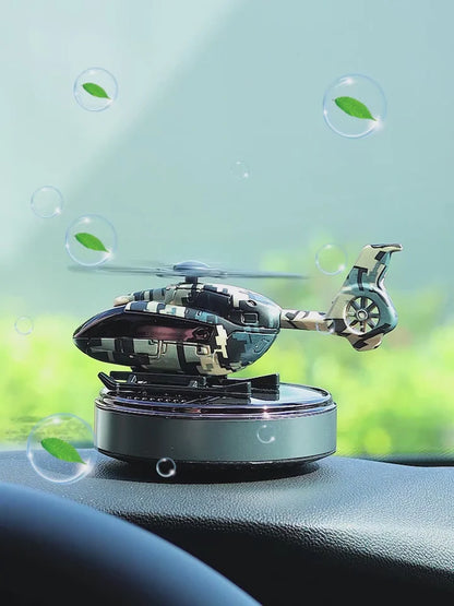 Stylish RC Copter Air Freshener in Car Interior