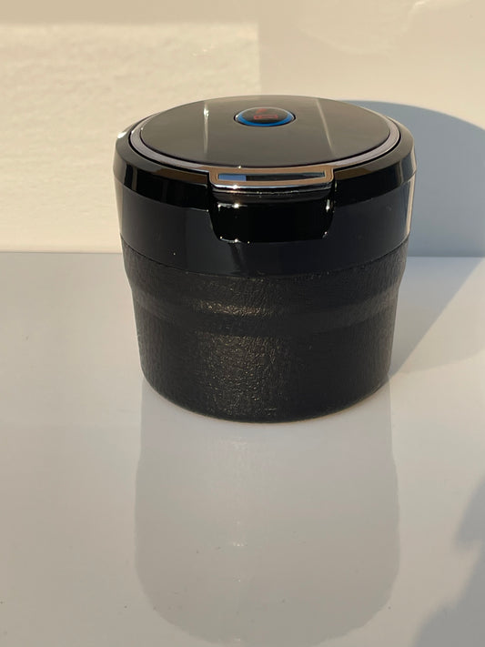 Universal Car Ashtray Cup with LED Light and Ceramic Lining