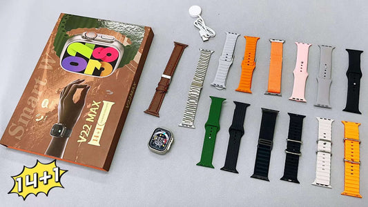 V22 Max Ultra Smartwatch with 14 Straps – Premium Design by techcarhome