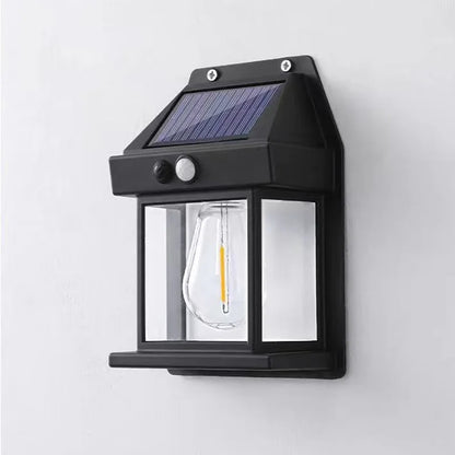 Waterproof solar LED wall lamp for outdoor lighting - TechCarHome
