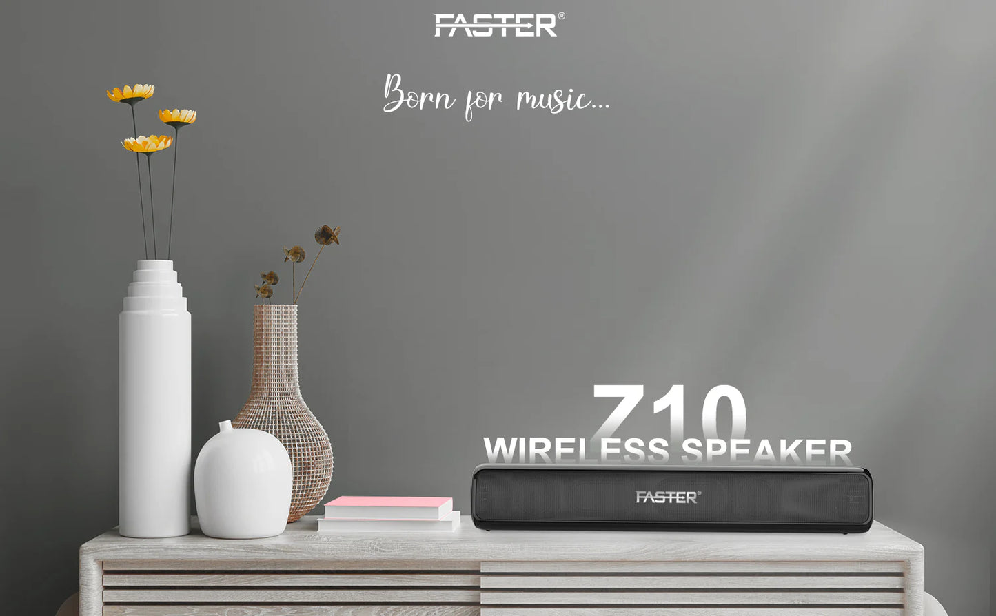 FASTER Z10 SOUNDBAR WIRELESS SPEAKER - My Store