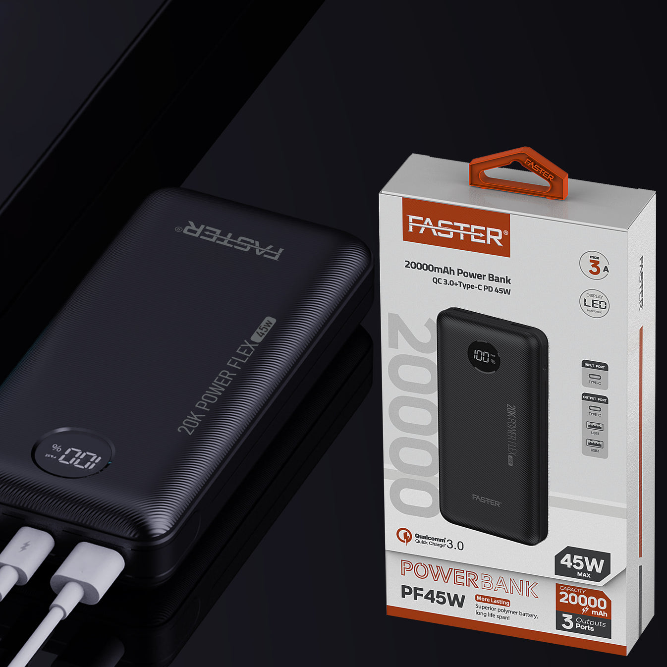 picture of FASTER PD-45W POWER BANK