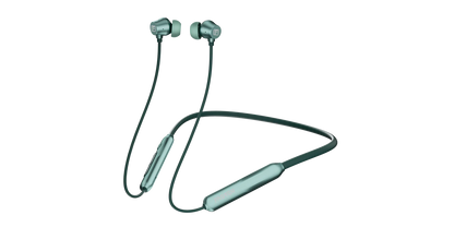 image of FASTER TG-340 SPORTS NECKBAND ENC+ANC  in green color by techcarhome.com