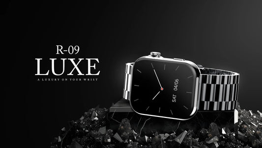 a picture of RONIN- R-09 LUXE SmartWatch with model