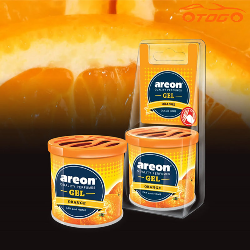 Areon Gel Orange citrus fragrance car perfume | techcarhome.com