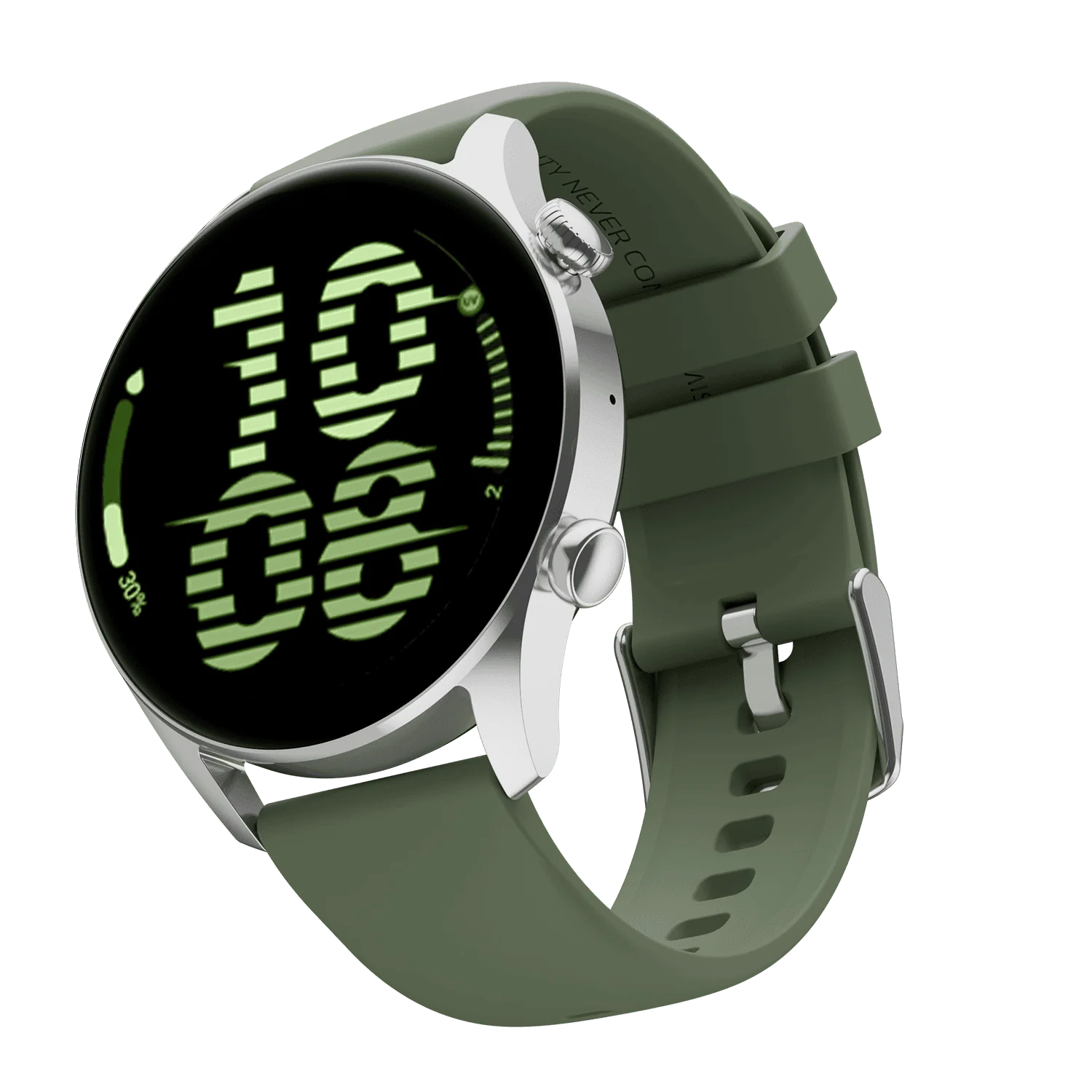 Close-up view of RONIN R-08 smartwatch screen