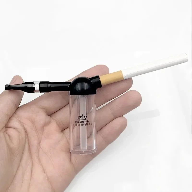 Pocket-Size Curved Smoking Pipe with Hookah Filter - My Store