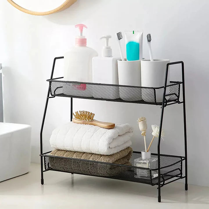 Metal Two-Tier Organising Rack - My Store