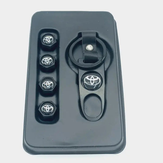 Air Caps -Tire Nozzles Plus Key Chain - Toyota,Honda,Suzuki